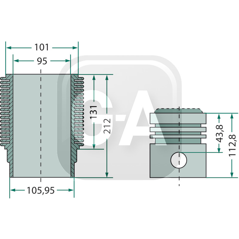 Kit cylindree tracteur Renault